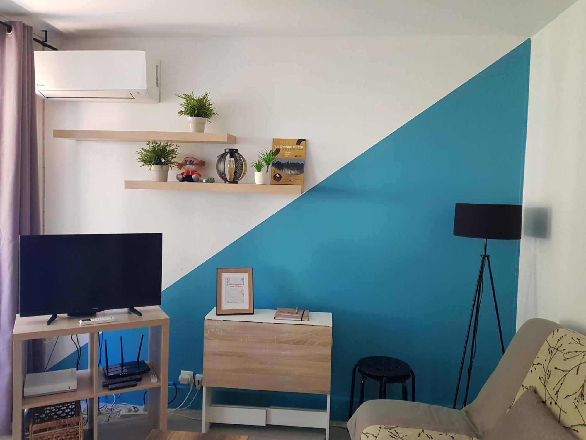 Corail Studio - 2Min Plage Centre Ville - Clim - Wifi - Parking Prive - Ideal Famille - La Grande Motte ภายนอก รูปภาพ